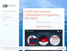 Tablet Screenshot of iucee.com